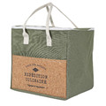 Lunch Bag Refreshing Cork 8l, green