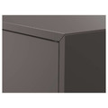 EKET Wall-mounted shelving unit, dark grey, 70x35x70 cm