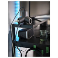 HORNFELS Extension cord, dark grey, 1.8 m