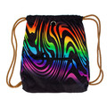 Drawstring Bag School Shoes/Clothes Bag Rainbow