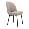 Upholstered Chair Cloe, light grey