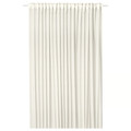 STENFRÖ Sheer curtain, 1 piece, with heading tape/beige, 300x300 cm