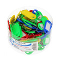 Starpak Plastic Key Tags Key Chains 100pcs