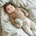 LEANDER Baby bedding, 70x100 cm, meadow, sage green