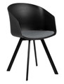 Chair Moon, black/grey