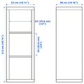 KALLAX Shelving unit, white, 42x112 cm