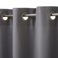 Curtain GoodHome Hiva 140x260cm, grey