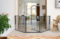 Baby Dan Carl Wide X outdoor safety gate, black