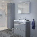 GoodHome Wall Cabinet Imandra 40 x 90 x 36 cm, grey