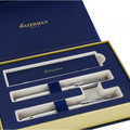 Waterman Gift Set Fountain Pen & Pen Hemisphere Steel CT 2022 ET/WAT/HCT