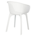 Set of 4 Chairs Dacun, in-/outdoor, white