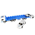 Police Car Transporter with 2 Vehicles 3+