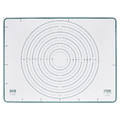 BAKTRADITION Baking mat, white, turquoise, 61x46 cm