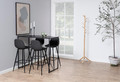 Bar Stool Wilma, dark grey/black