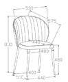 Dining Chair Patricia, brown