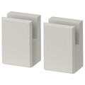 LERHYTTAN Leg for decorative plinth, light grey, 8 cm