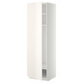 METOD High cabinet w shelves/wire basket, white/Veddinge white, 60x60x200 cm