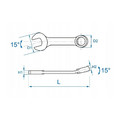 King Tony Combination Ratchet Wrench Set 8-19mm 12pcs, short