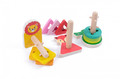 iWood Wooden Stacking Toy Animals 12m+