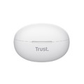 Trust Yavi Bluetooth ENC Earphones, White