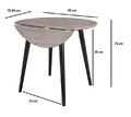 Extendable Dining Table 90cm