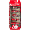Hot Wheels Mattel 80th Anniversary 5-Pack JGK08 3+