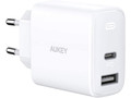 Aukey Wall Charger EU Charger 2xUSB PD PA-F3S