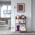KRÖNIKÖR Open storage, red, 60x35x91 cm