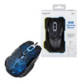 LogiLink Gaming Wired Mouse USB for Gamers, 2400 DPI, black