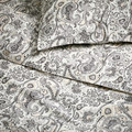 RODGERSIA Duvet cover and pillowcase, grey/white, 150x200/50x60 cm