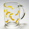 SKEDSTÖR Mug, mixed colours yellow/black, 30 cl, 2 pack