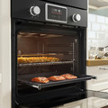 STENABY True fan oven, added steam function bake function/black IKEA 500