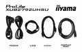 IIYAMA 27" Monitor XUB2792UHSU-B6 4K IPS DP HDMI USB-C