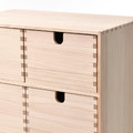 MOPPE Mini chest of drawers, pine, 31x18x32 cm