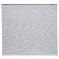 HORNVALLMO Block-out pleated blind, white/top-down bottom-up, 100x130 cm