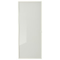 HÖGBO Glass door, white, 40x97 cm