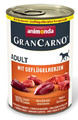 Animonda GranCarno Adult Turkey Hearts Wet Dog Food 400g