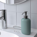 EKOLN Soap dispenser, light grey-turquoise