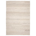 BRÖNDEN Rug, low pile, handmade beige, 133x195 cm