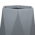 Verve Plant Pot 25 cm, geometric, outdoor, light grey