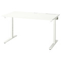 MITTZON Desk, white, 140x80 cm
