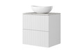 Wall-mounted Wash-basin Cabinet MDF Nicole 60cm, matt white