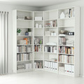 BILLY Bookcase, white, 215/135x28x237 cm