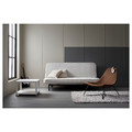 TINGBY Side table on casters, white, 64x64 cm