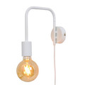 GoodHome Wall Lamp Ghlin 1-P E27, white