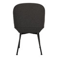 Upholstered Chair Cloe, dark grey