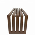 Architectural Modern Garden Bench 160cm, brown