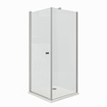 OPPEJEN / FOTINGEN Corner shower with tray, 90x90x205 cm