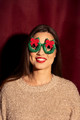 Novelty Christmas Wreath Eyeglasses, Mixed Colors