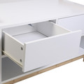 Shoe Cabinet Copenhagen, white/natural